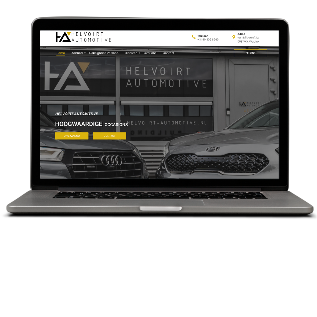 Screenshot van Helvoirt Automotive