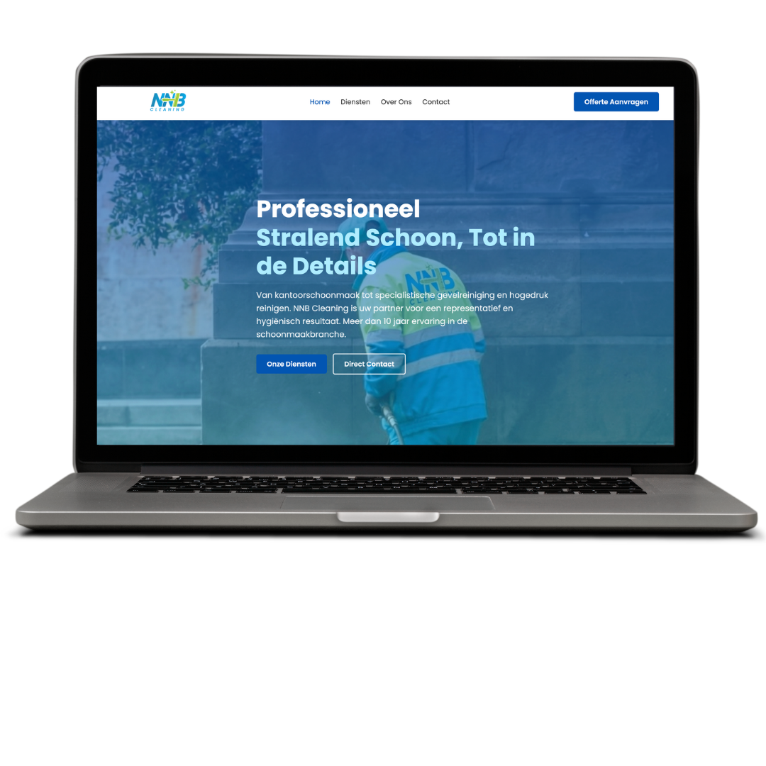 Screenshot van NNB Cleaning